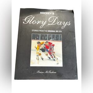 Hockey's Glory Days Coffee Table Book - Black Cover